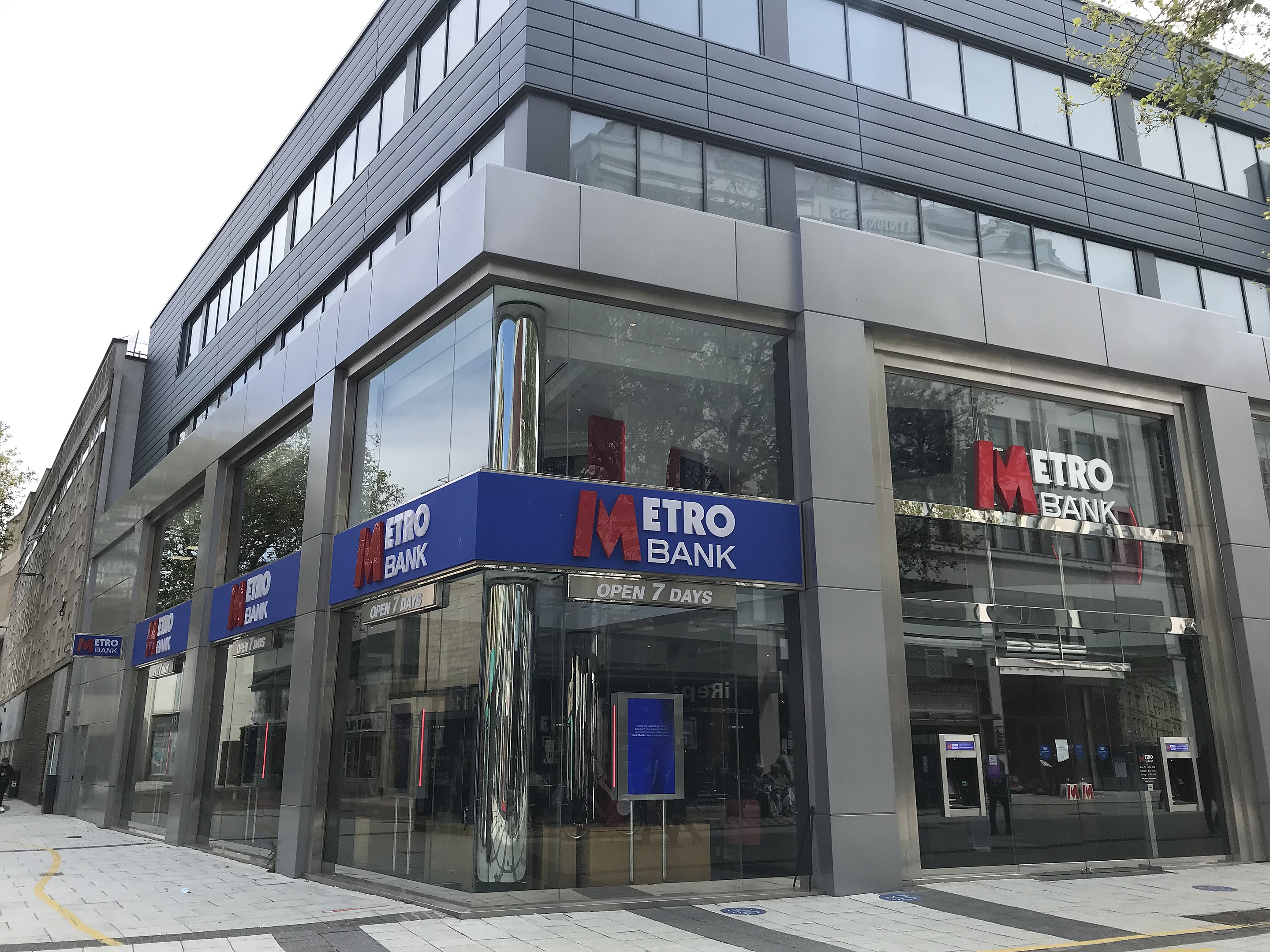 <p>Metro Bank in Cardiff.</p>