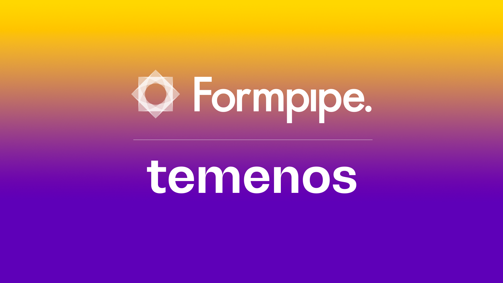 Formpipe + Temenos
