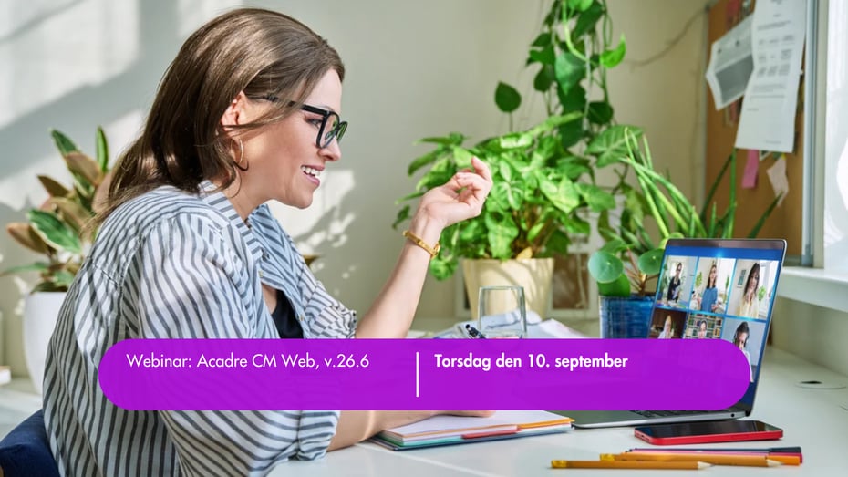 Webinar: Acadre CM Web, v.26.6