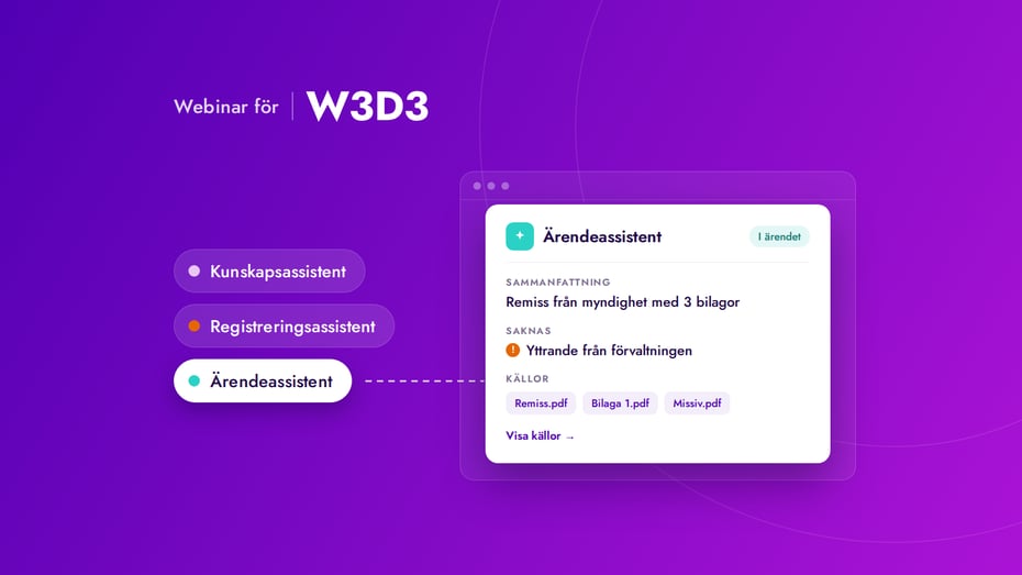 Möt våra AI-assistenter i W3D3