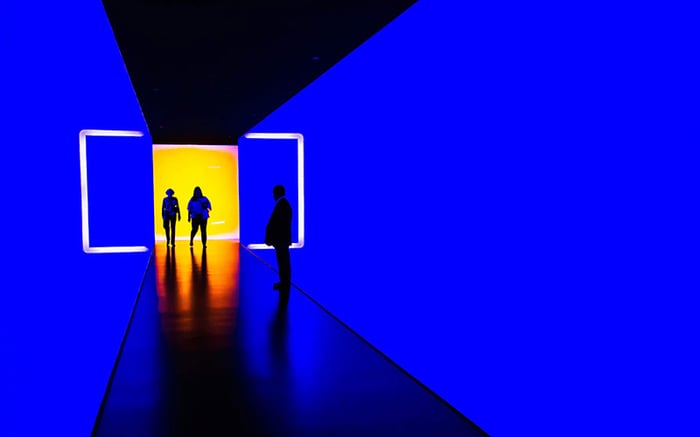 blue-corridor